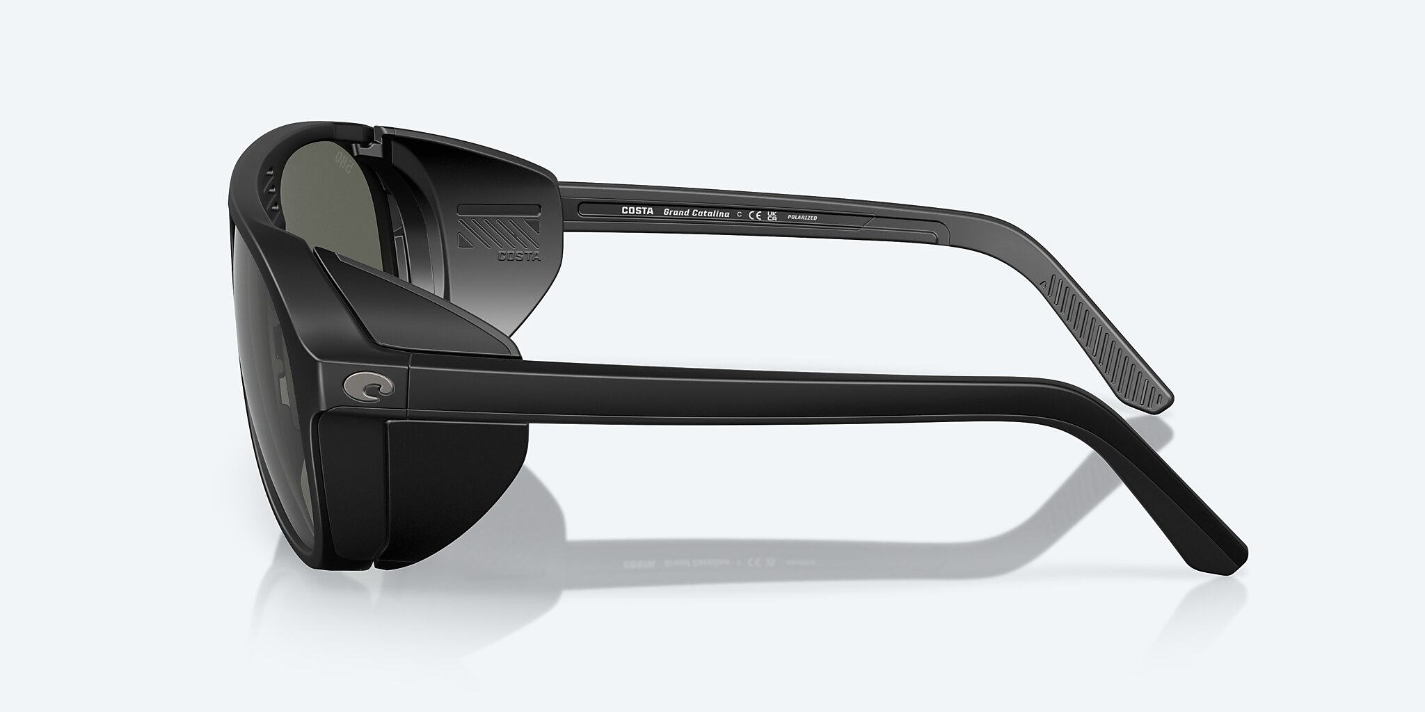 Sunglasses Costa Grand Catalina XL (59-15) with Gray lens and Matte Black frame Image 3 of 7