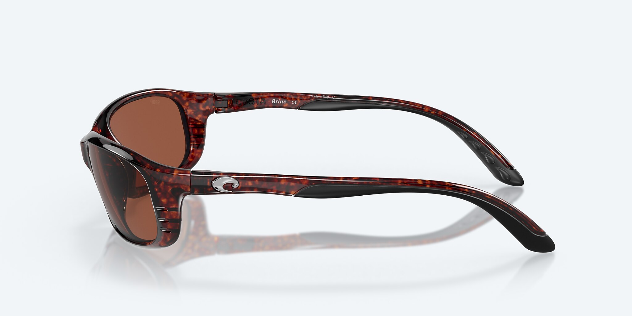 Sunglasses Costa Brine S (59-18) with Copper lens and Tortoise frame Image 3 of 7
