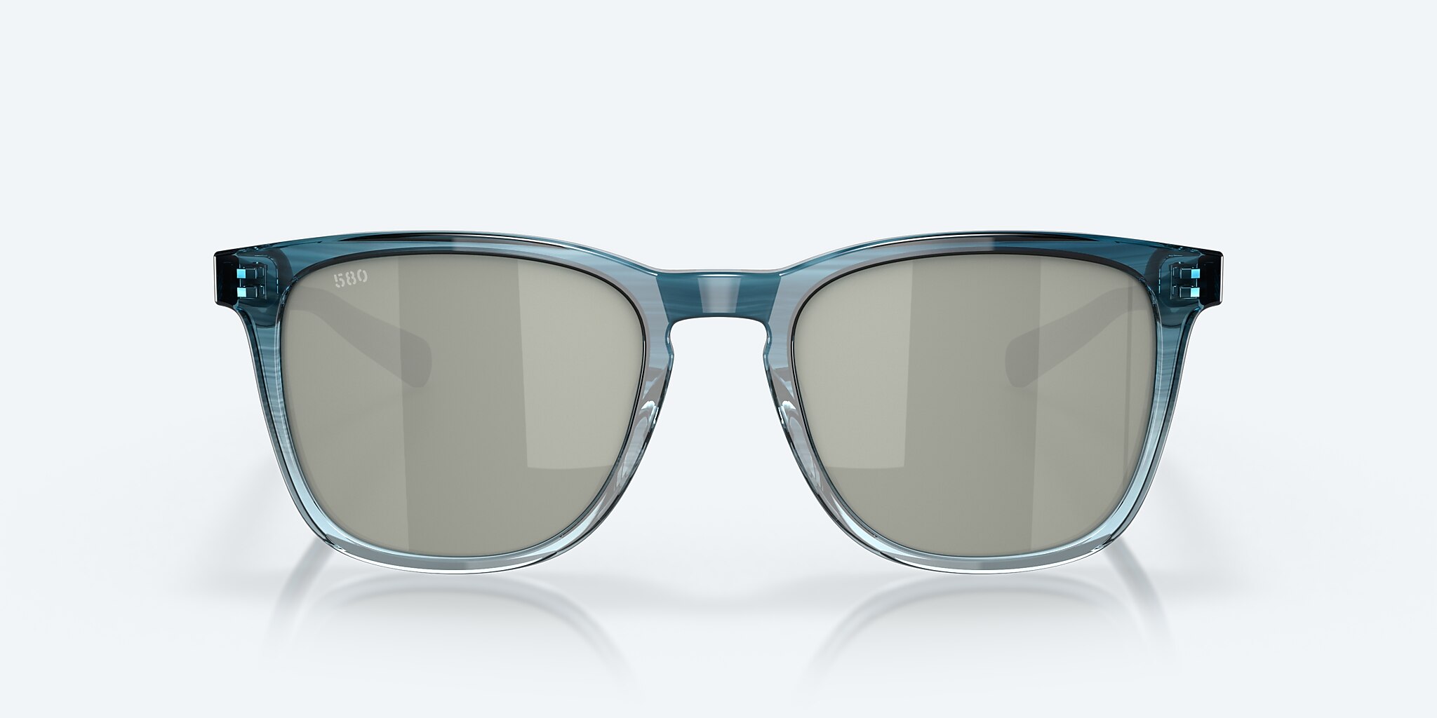 Sunglasses Costa Sullivan M (53-19) with Gray Silver Mirror lens and Shiny Deep Teal Fade frame Image 2 of 8
