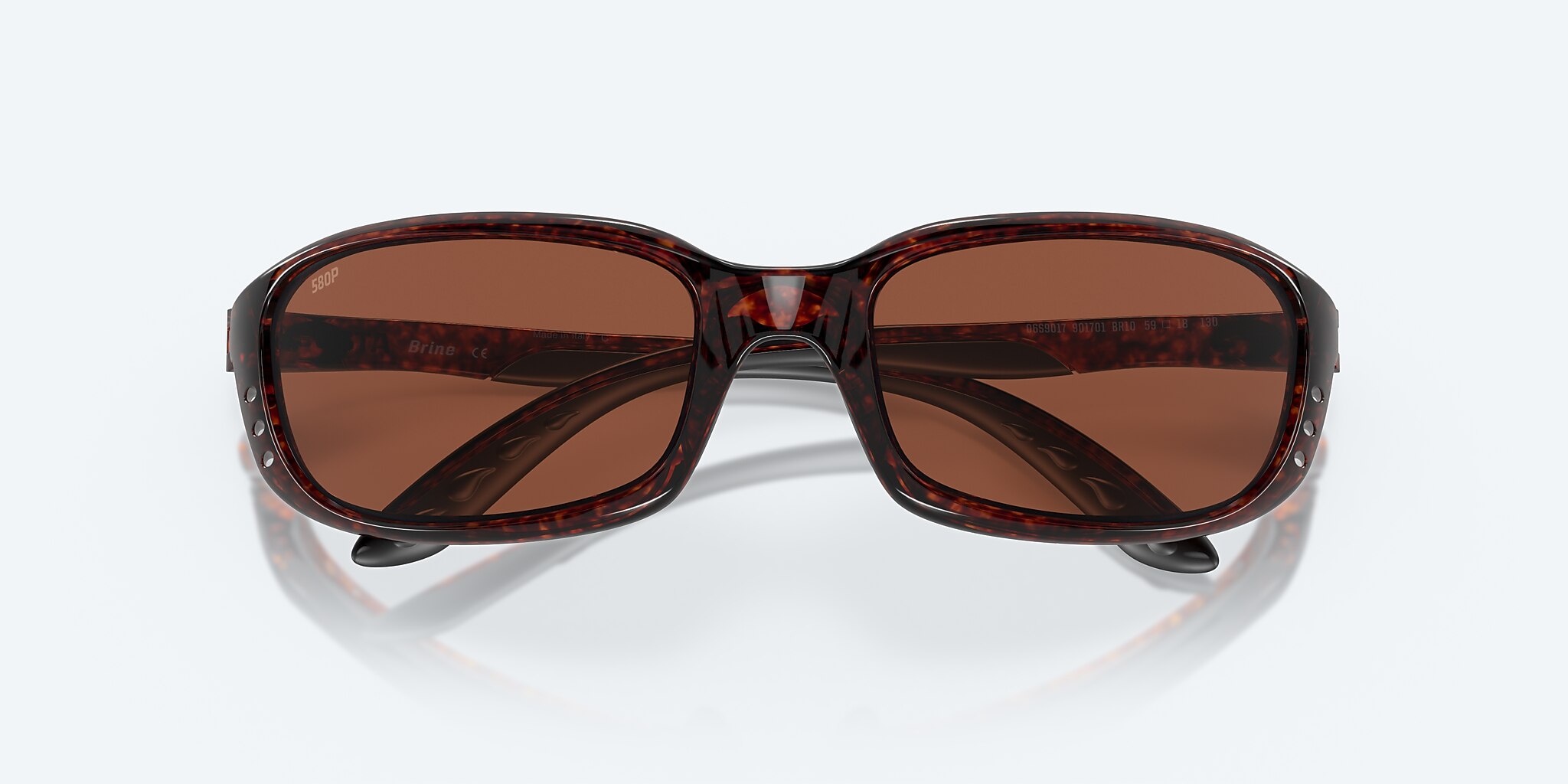 Sunglasses Costa Brine S (59-18) with Copper lens and Tortoise frame Image 5 of 7