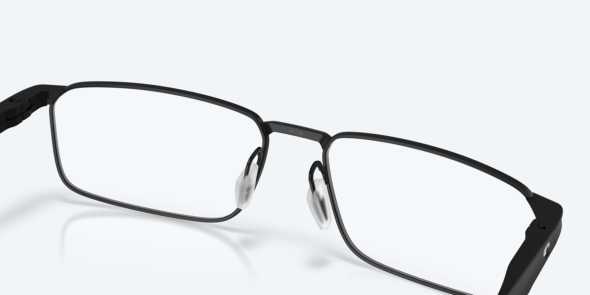 Eyeglasses Costa Bimini Road 640 M (55-16) with Demo Lens lens and Matte Black frame Image 7 of 7