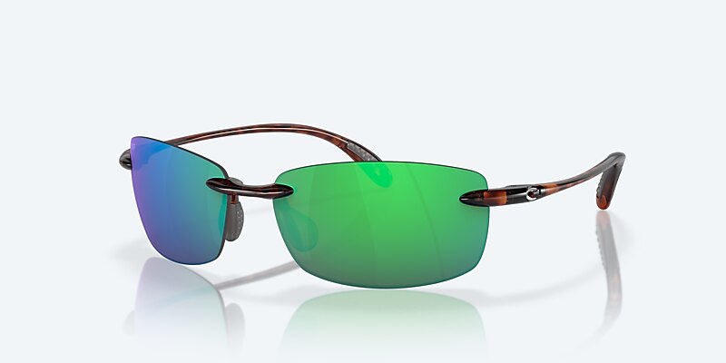 Sunglasses Costa Ballast M (60-15) with Green Mirror lens and Tortoise frame Image 1 of 7