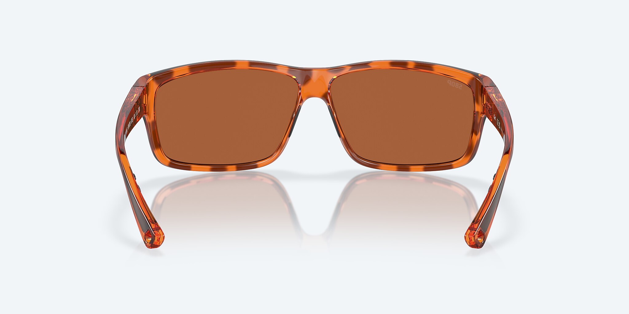 Sunglasses Costa Cut L (60-10) with Green Mirror lens and Honey Tortoise frame Image 4 of 7