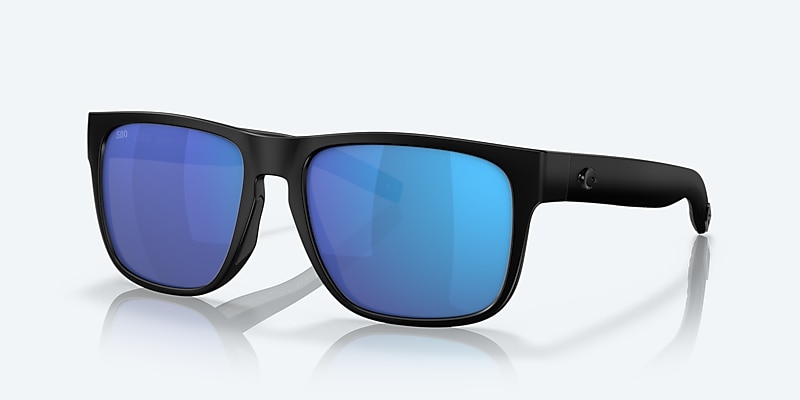 Lunettes de soleil Costa Spearo XXL (56-17) avec Effet miroir Bleu verre et Noir monture Image 1 de 7