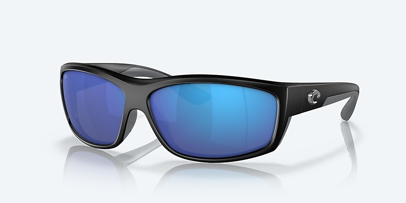 Lunettes de soleil Costa Saltbreak L (65-12) avec Effet miroir bleu verre et Noir mat monture Image 1 de 7