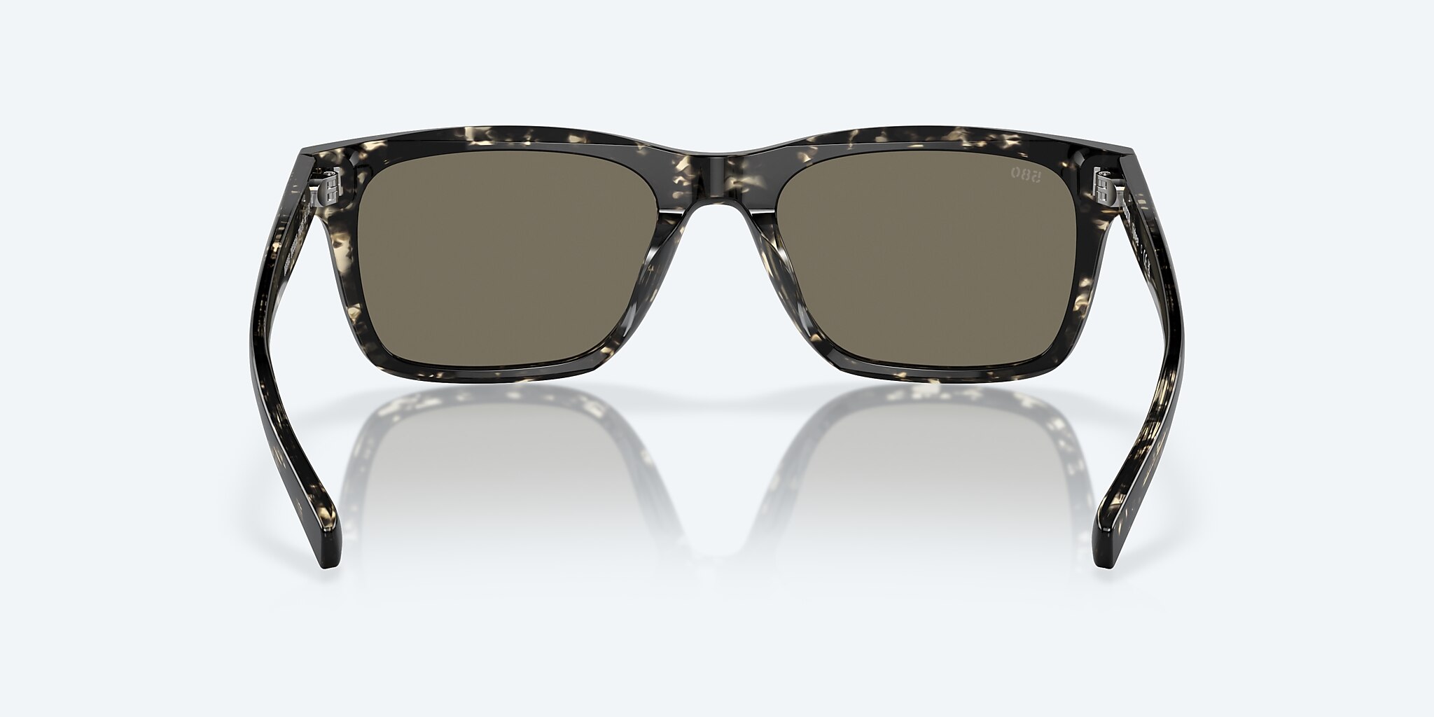 Sunglasses Costa Tybee M (55-19) with Blue Mirror lens and Shiny Black Kelp frame Image 4 of 8