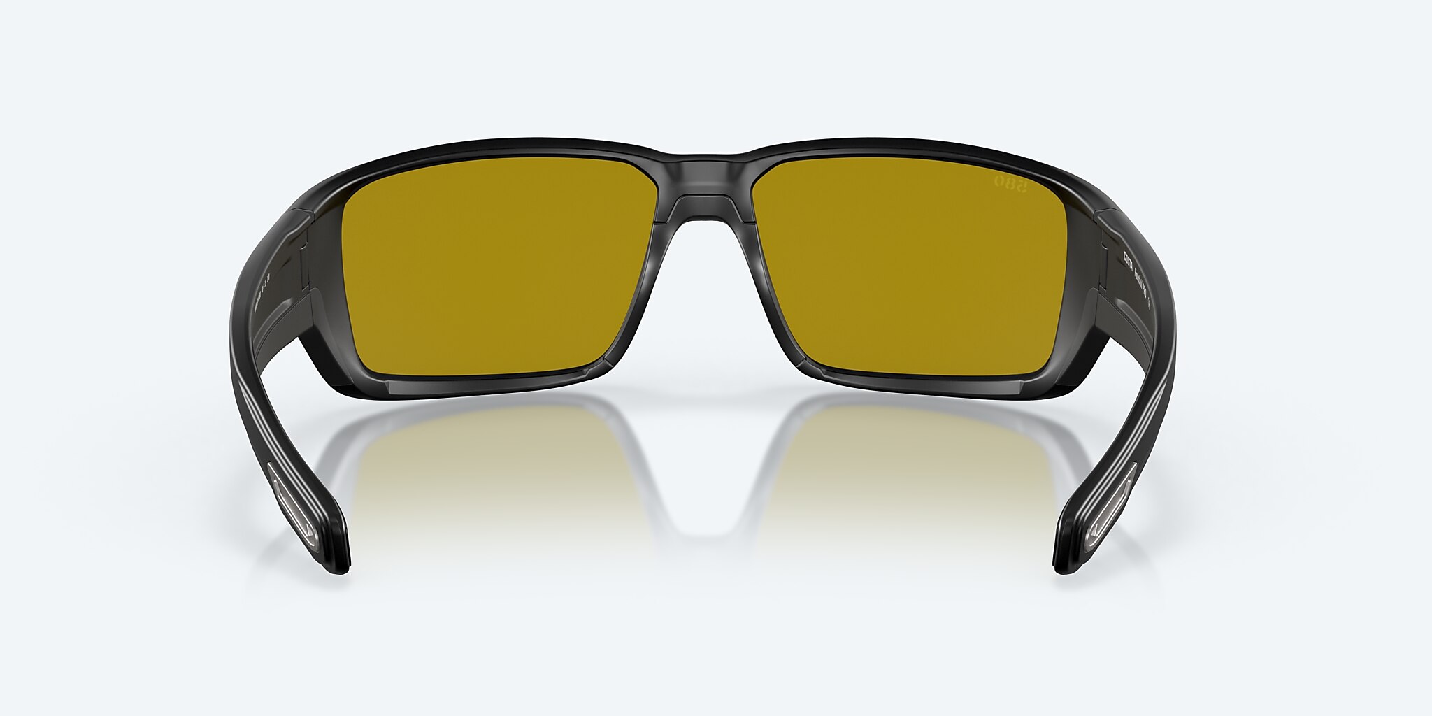 Sunglasses Costa Fantail PRO L (60-15) with Sunrise Silver Mirror lens and Matte Black frame Image 4 of 8