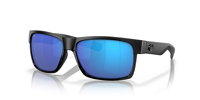 Costa Half Moon M (60-14) with Blue Mirror lenses and Shiny Black