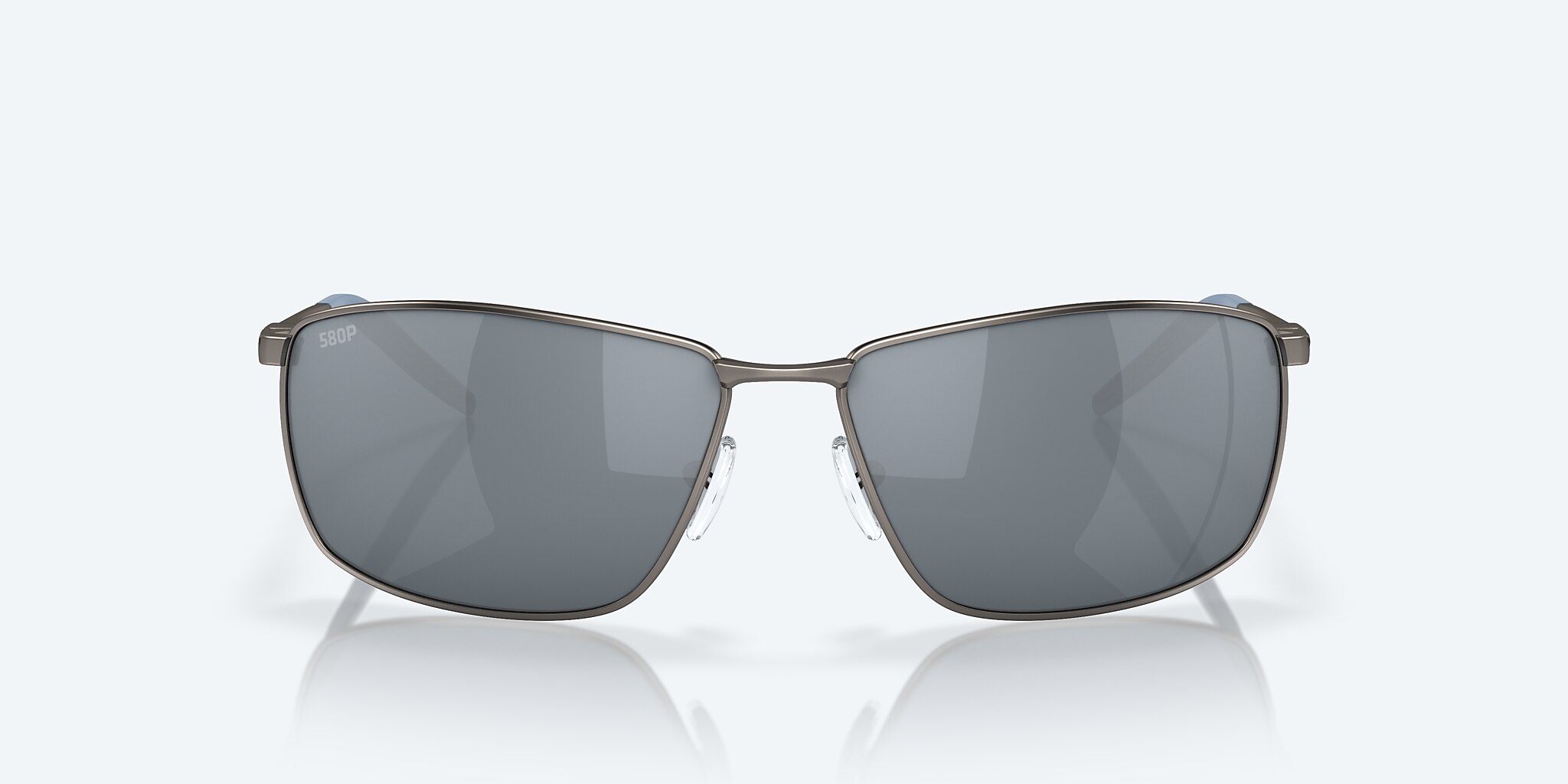 Sunglasses Costa Turret L (63-15) with Gray Silver Mirror lens and Matte Dark Gunmetal frame Image 2 of 7