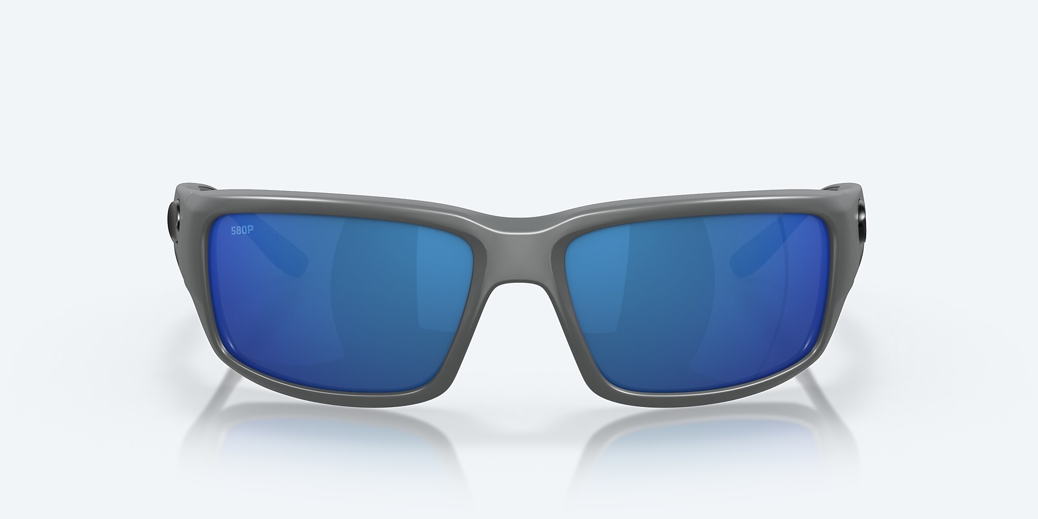 Sunglasses Costa Fantail M (59-14) with Blue Mirror lens and Matte Gray frame Image 2 of 7