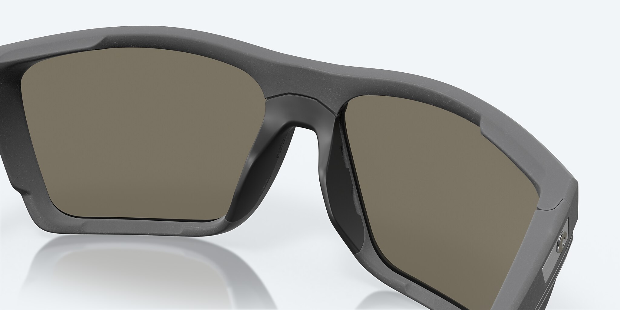 Sunglasses Costa Pargo L (61-17) with Blue Mirror lens and Dark Gray frame Image 7 of 7