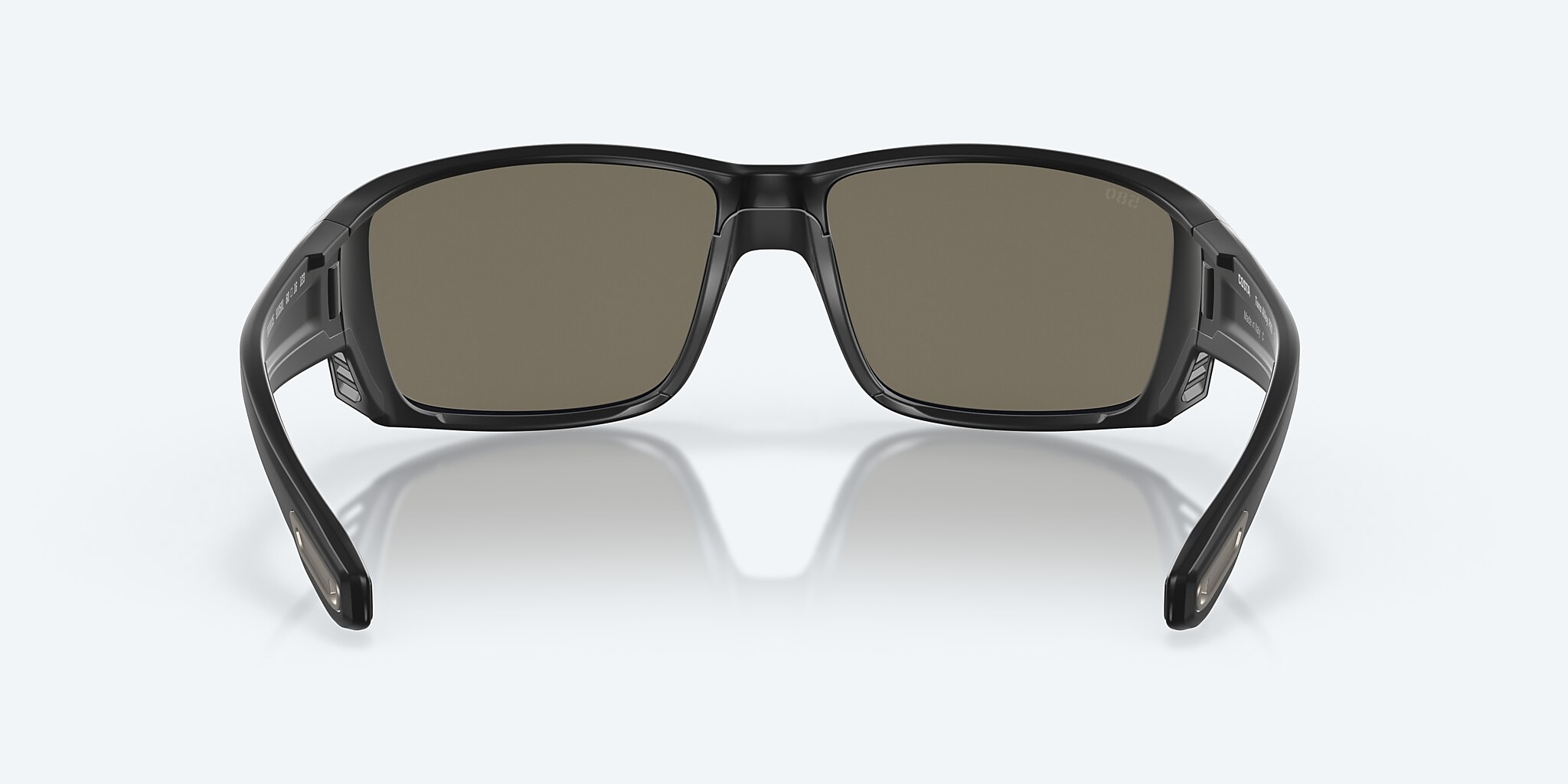 Sunglasses Costa Tuna Alley PRO L (60-16) with Blue Mirror lens and Matte Black frame Image 4 of 7