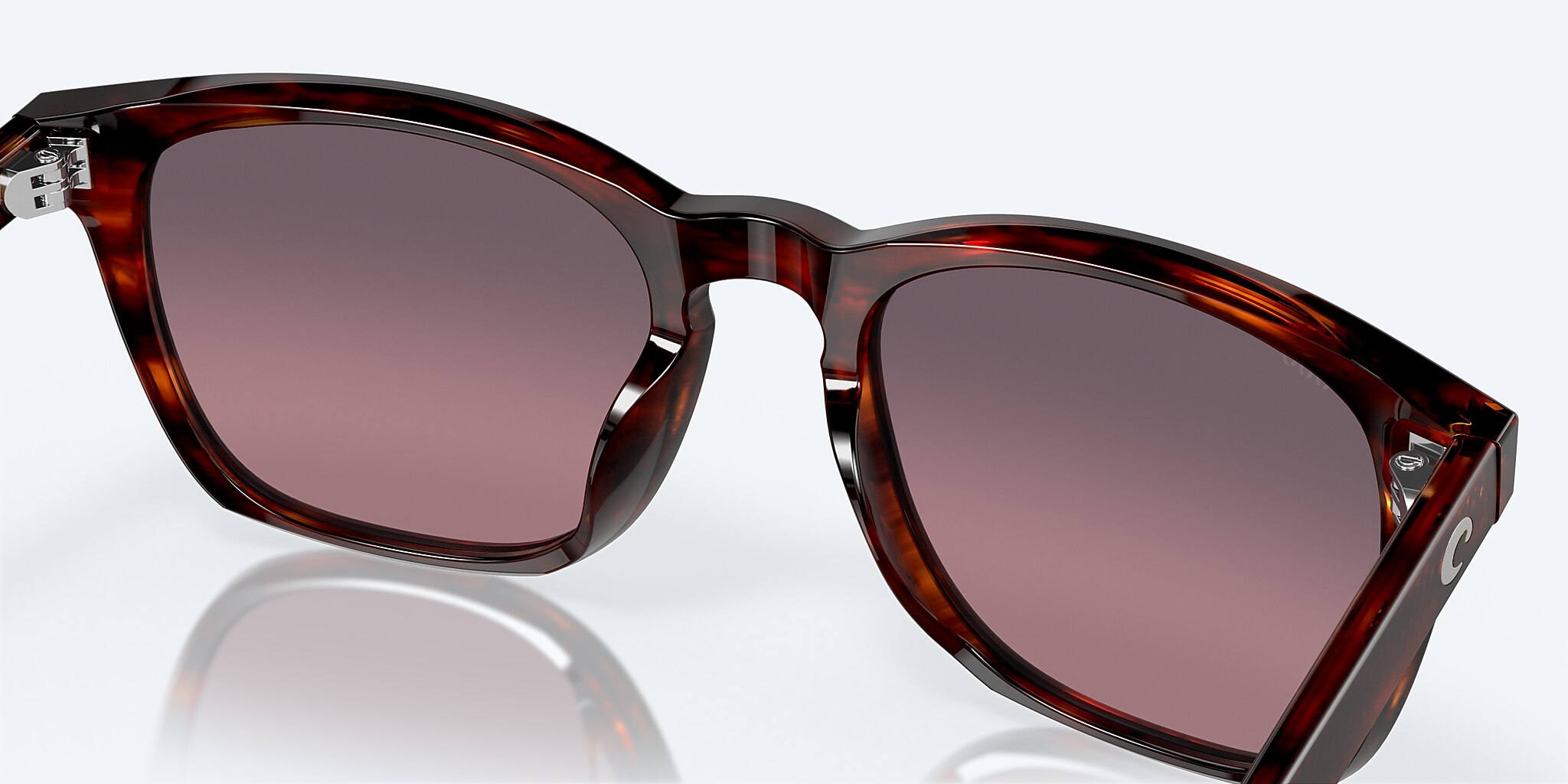 Sunglasses Costa Sullivan M (53-19) with Rose Gradient lens and Matte Tortoise frame Image 7 of 8
