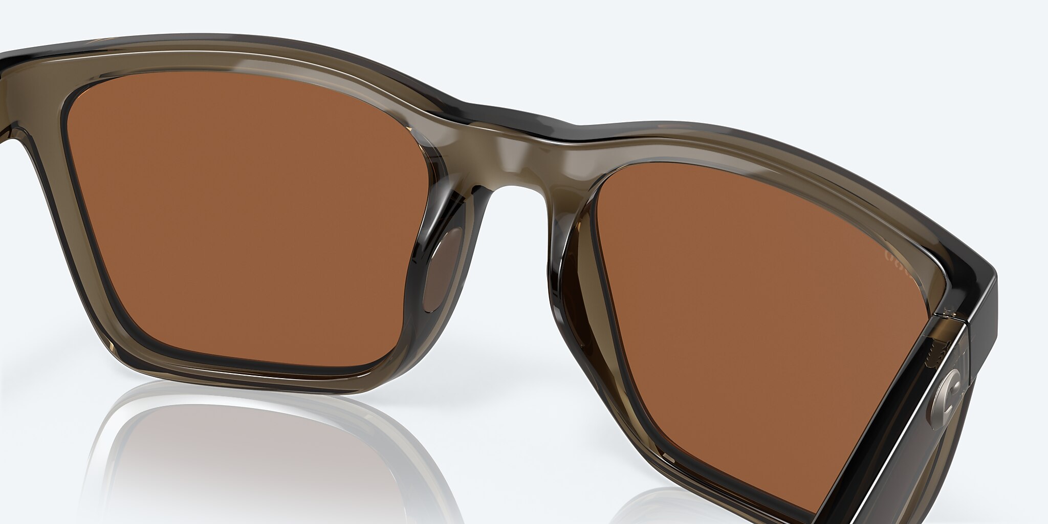 Sunglasses Costa Panga XXL (56-20) with Copper Silver Mirror lens and Shiny Taupe Crystal frame Image 7 of 7