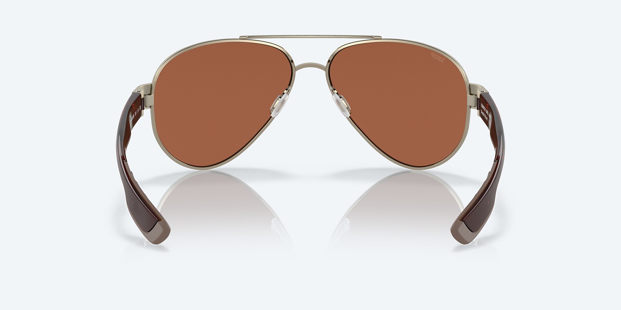 Sunglasses Costa South Point L (59-14) with Copper Silver Mirror lens and Rose Gold frame Image 4 of 7