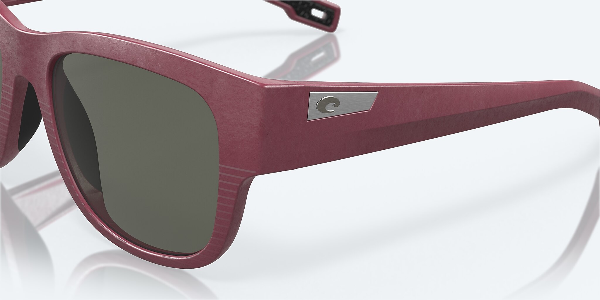Sunglasses Costa Caleta XL (55-19) with Gray lens and Net Plum frame Image 6 of 8