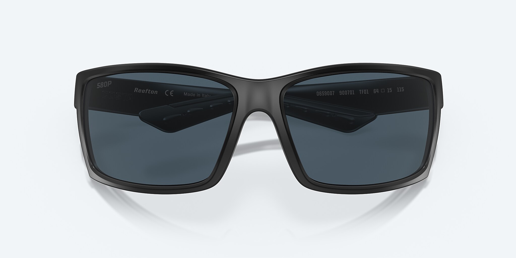 Sunglasses Costa Reefton XL (64-15) with Gray lens and Blackout frame Image 5 of 7