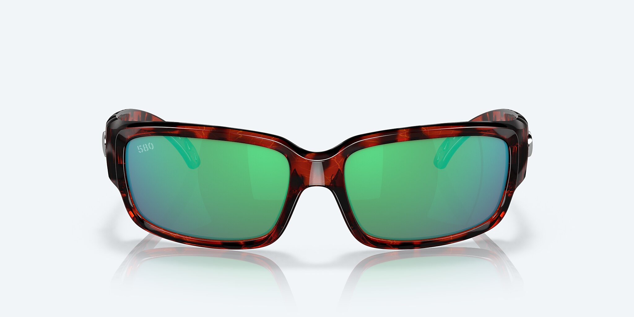 Sunglasses Costa Caballito M (59-15) with Green Mirror lens and Tortoise frame Image 2 of 7