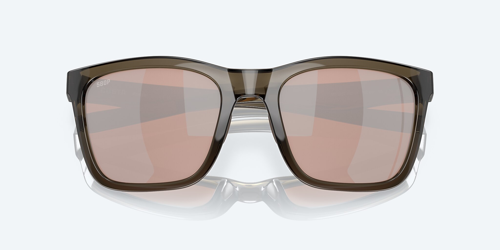 Sunglasses Costa Panga XXL (56-20) with Copper Silver Mirror lens and Shiny Taupe Crystal frame Image 5 of 7