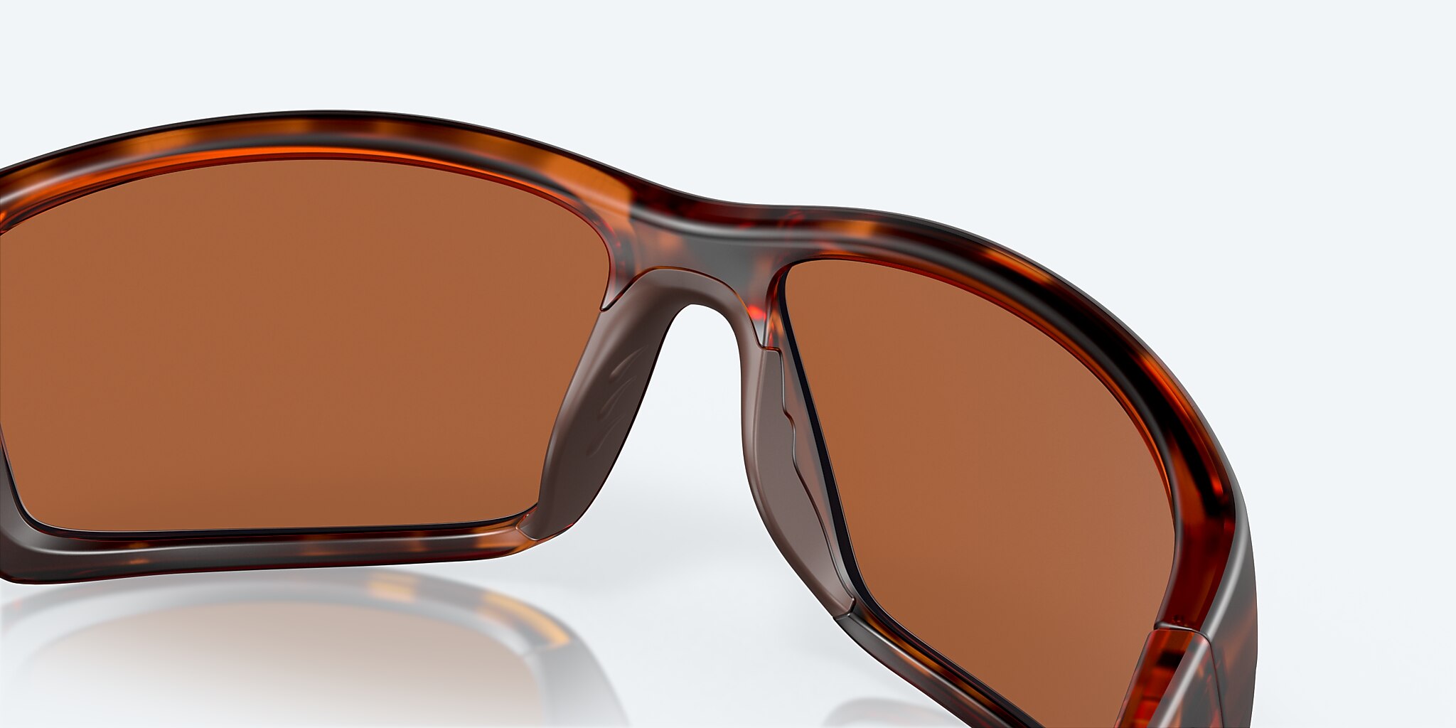 Sunglasses Costa Reefton XL (64-15) with Green Mirror lens and Retro Tortoise frame Image 7 of 7