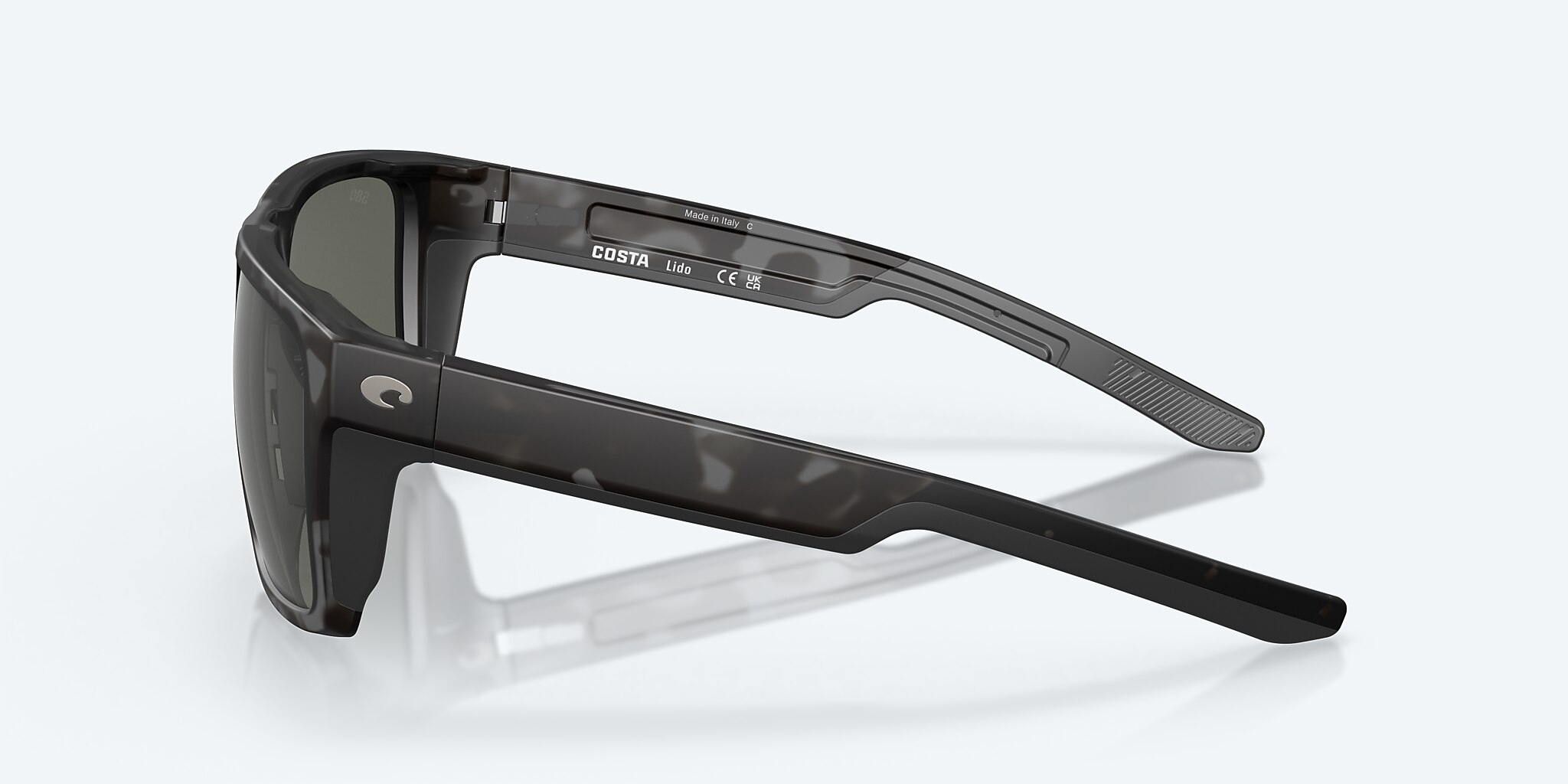 Sunglasses Costa Lido XL (57-16) with Gray lens and Tiger Shark frame Image 3 of 8