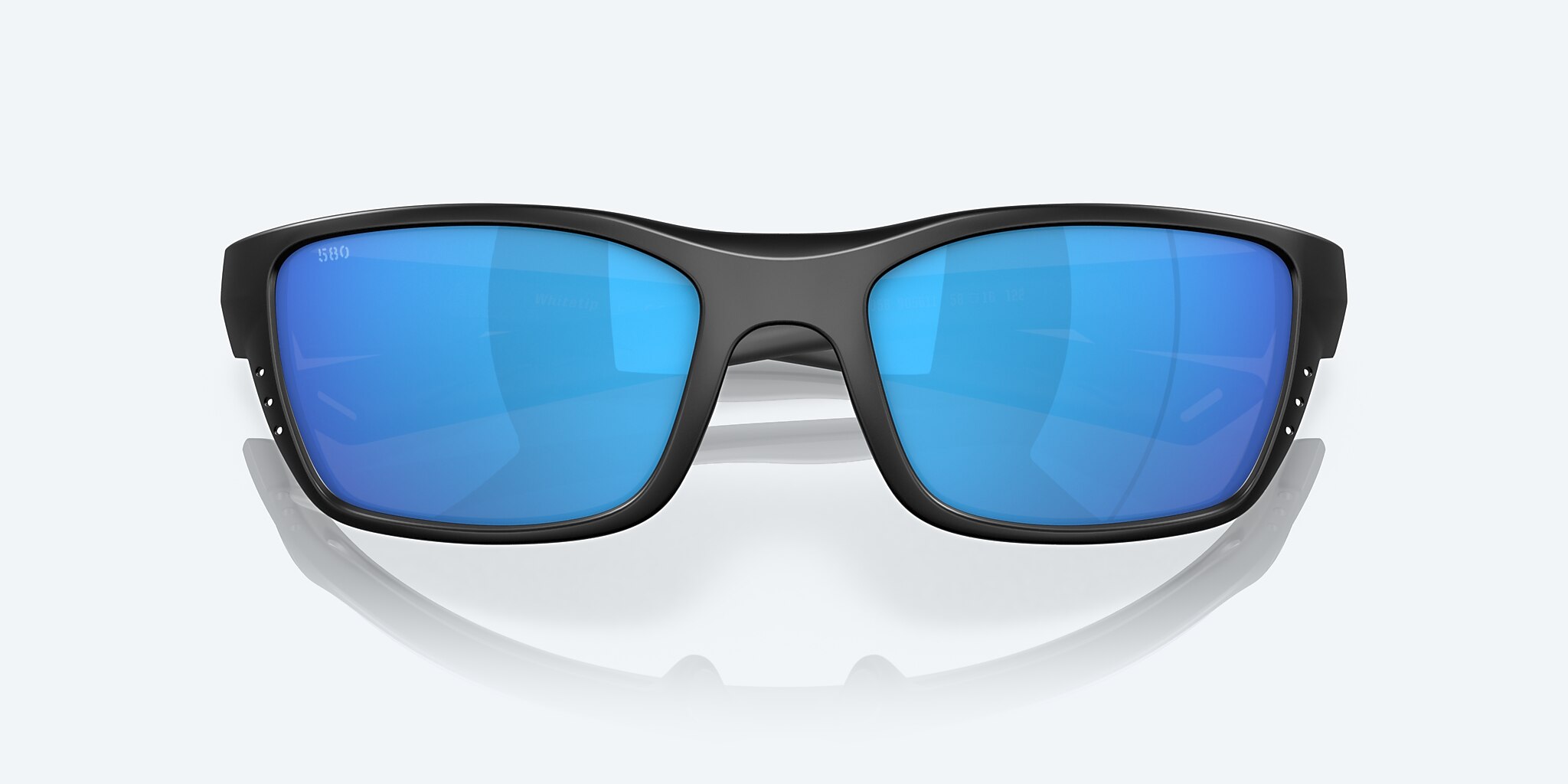 Sunglasses Costa Whitetip M (58-18) with Blue Mirror lens and Blackout frame Image 5 of 7