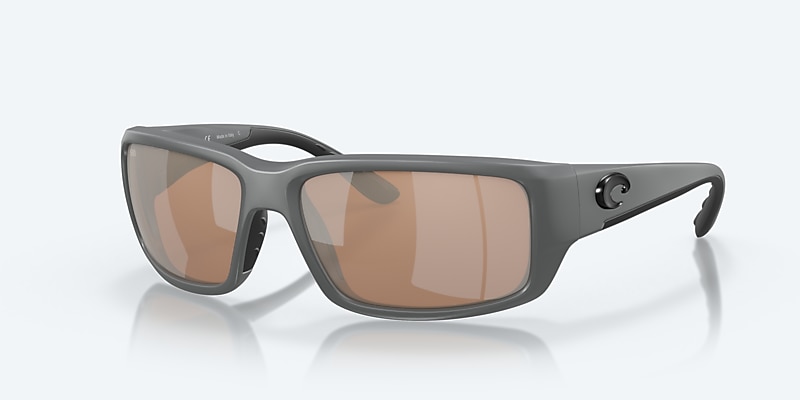 Lunettes de soleil Costa Fantail M (59-14) avec Cuivre argenté verre et Gris mat monture Image 1 de 7