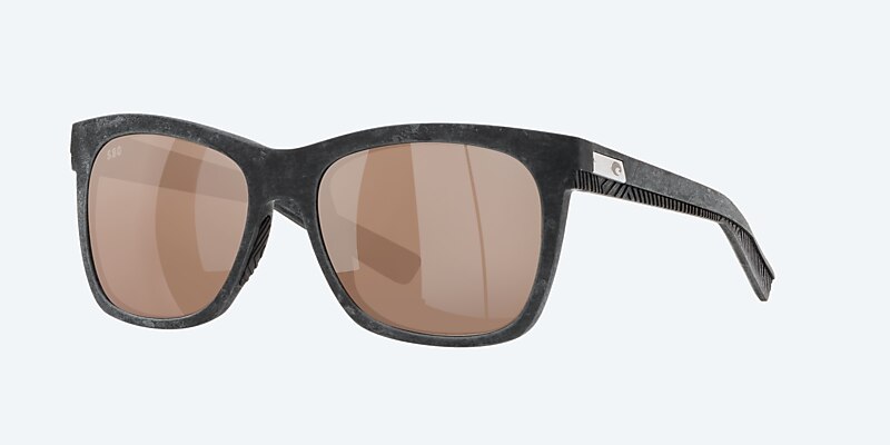 Sunglasses Costa Caldera L (55-18) with Copper Silver Mirror lens and Net Gray With Gray Rubber frame Image 1 of 4