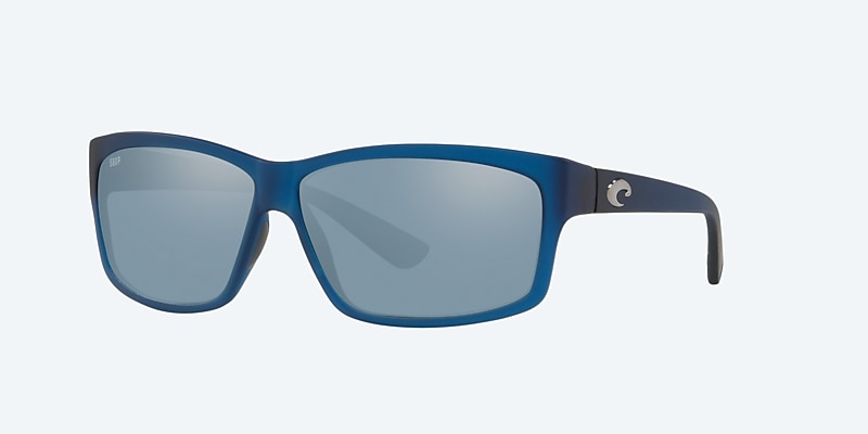 Lunettes de soleil Costa Cut L (60-10) avec Gris argenté verre et Bleu atlantique mat monture Image 1 de 4