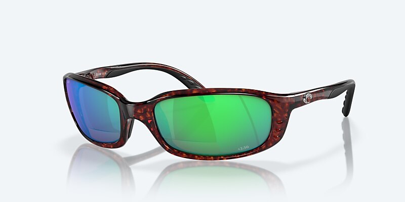Readers Costa Brine Readers M (59-18) with Green Mirror lens and Tortoise frame Image 1 of 7