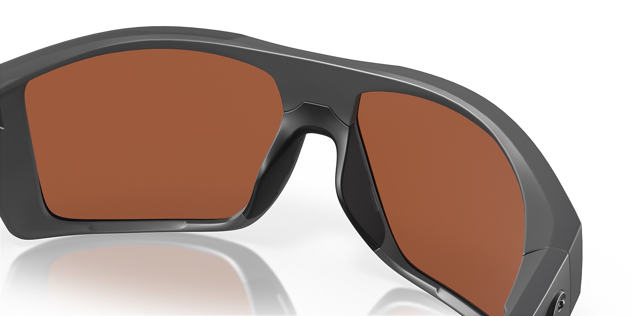 Costa Diego XL (62-14) with Green Mirror lenses and Matte Gray