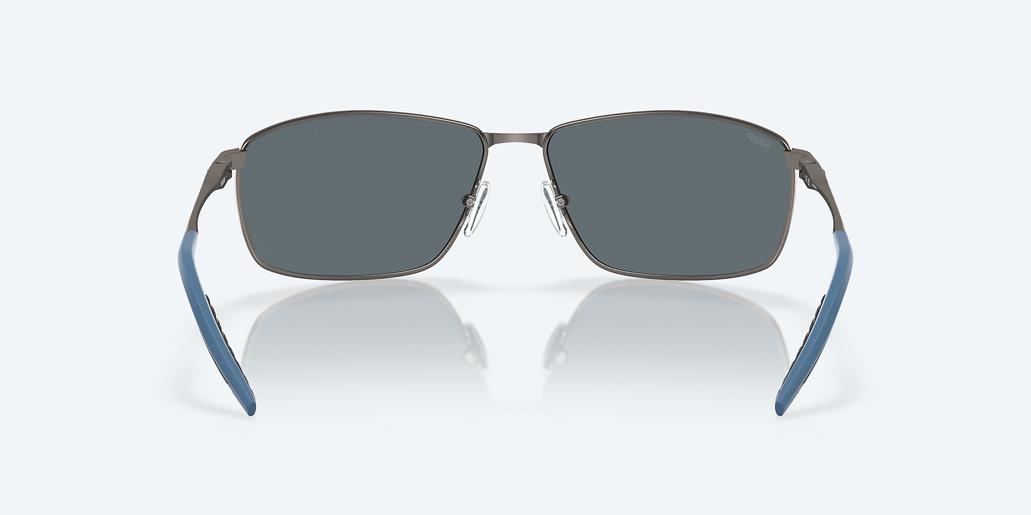 Lunettes de soleil Costa Turret L (63-15) avec Effet miroir Bleu verre et Bronze nickelé profond mat monture Image 4 de 7