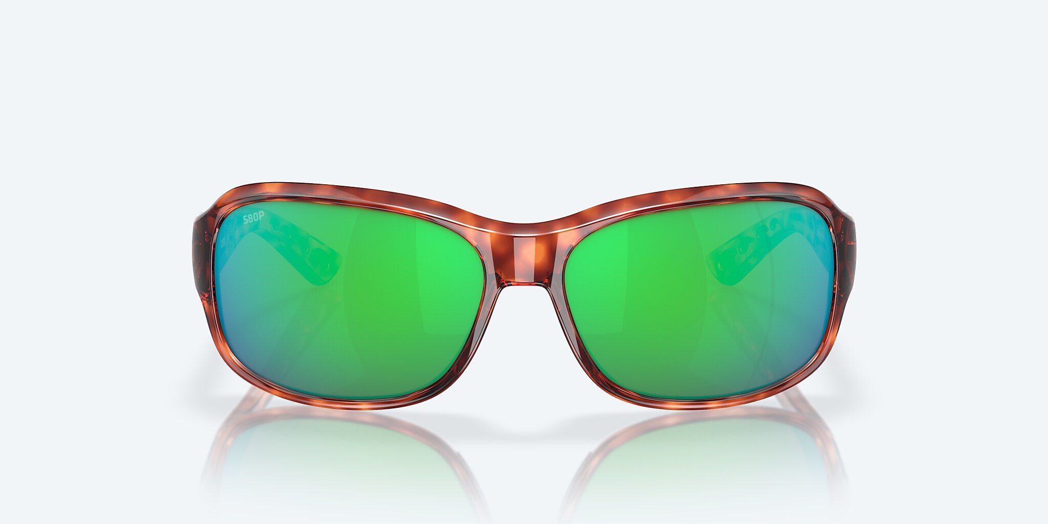 Lentes de Sol Costa Inlet S (58-14) con Verde Espejado lente y Tipo Carey montura Imagen 2 de 7