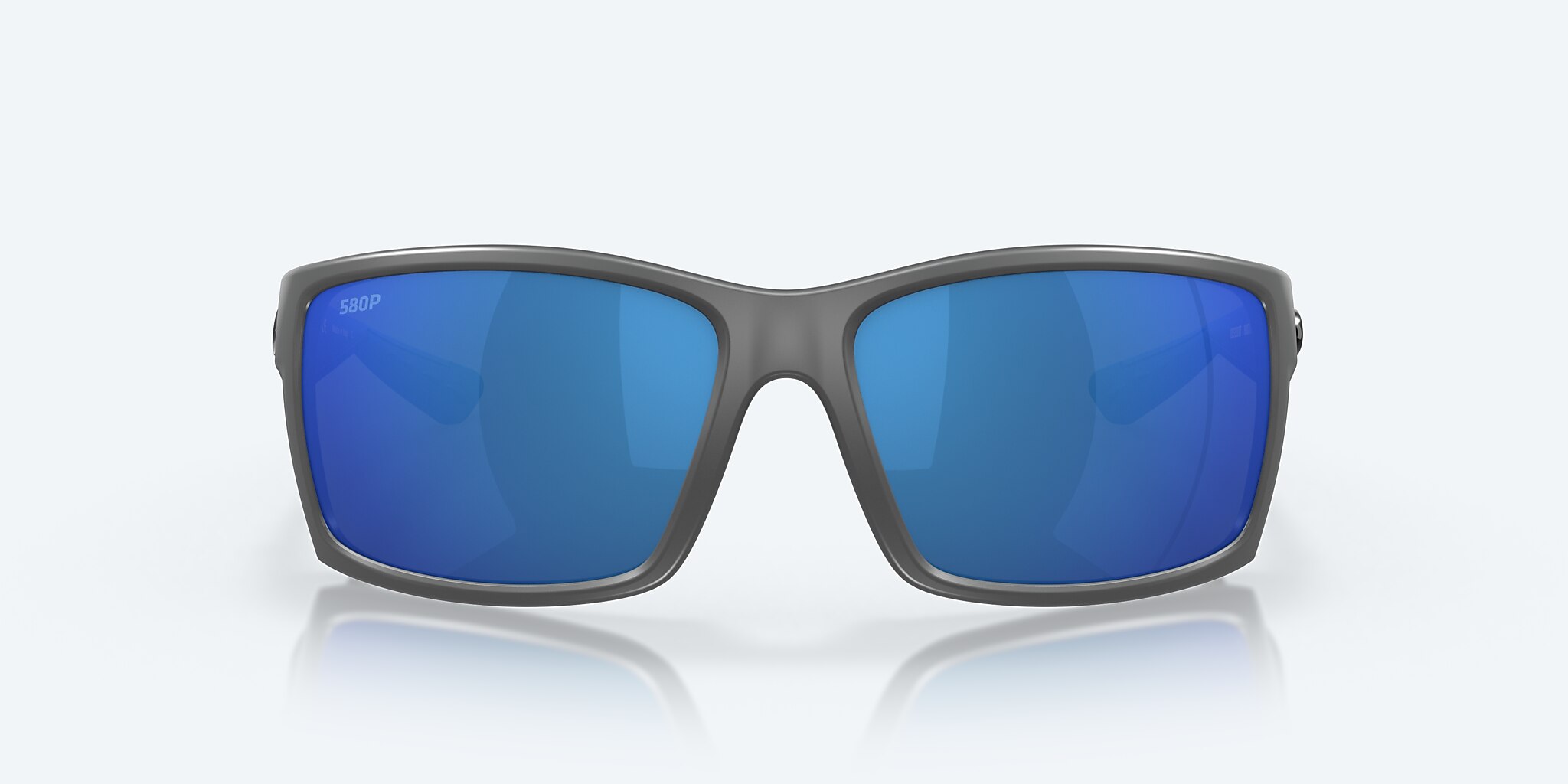Sunglasses Costa Reefton XL (64-15) with Blue Mirror lens and Matte Gray frame Image 2 of 7