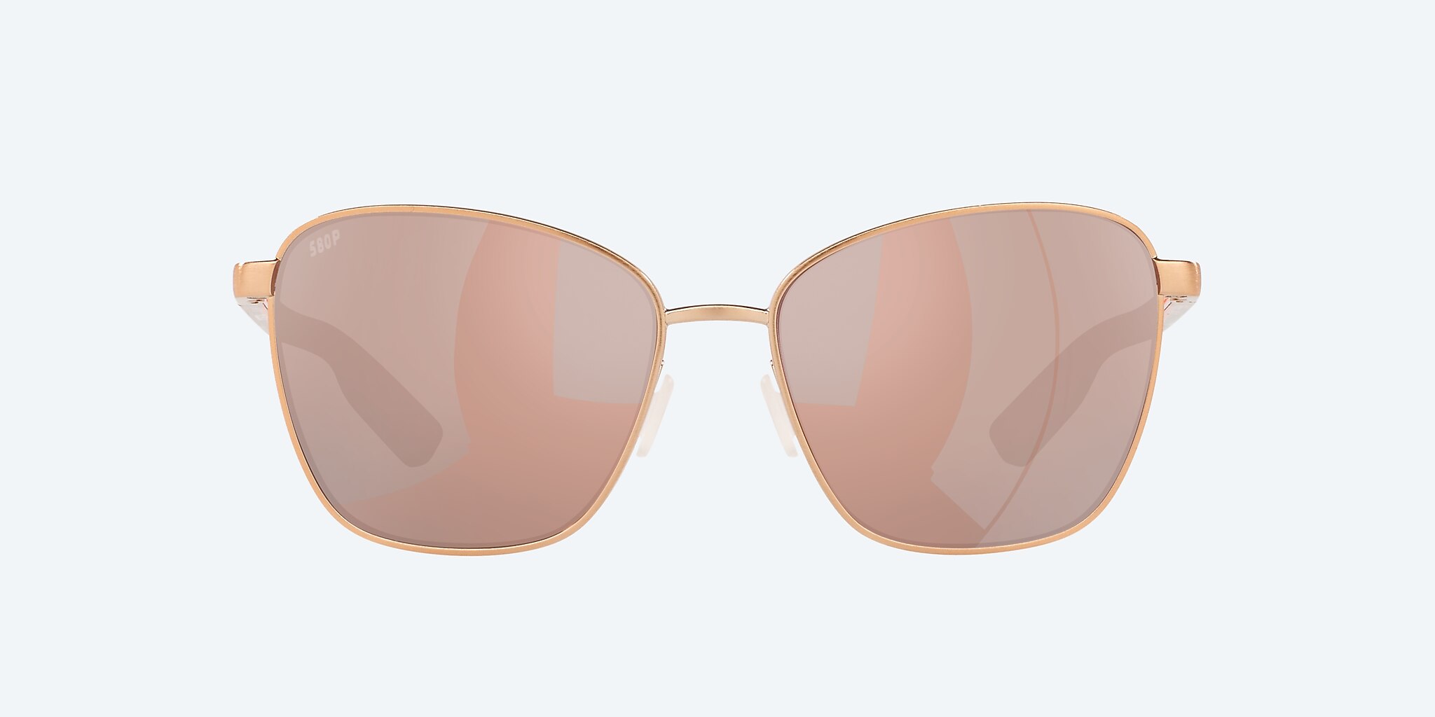 Sunglasses Costa Paloma XL (58-16) with Copper Silver Mirror lens and Brushed Rose Gold frame Image 2 of 4
