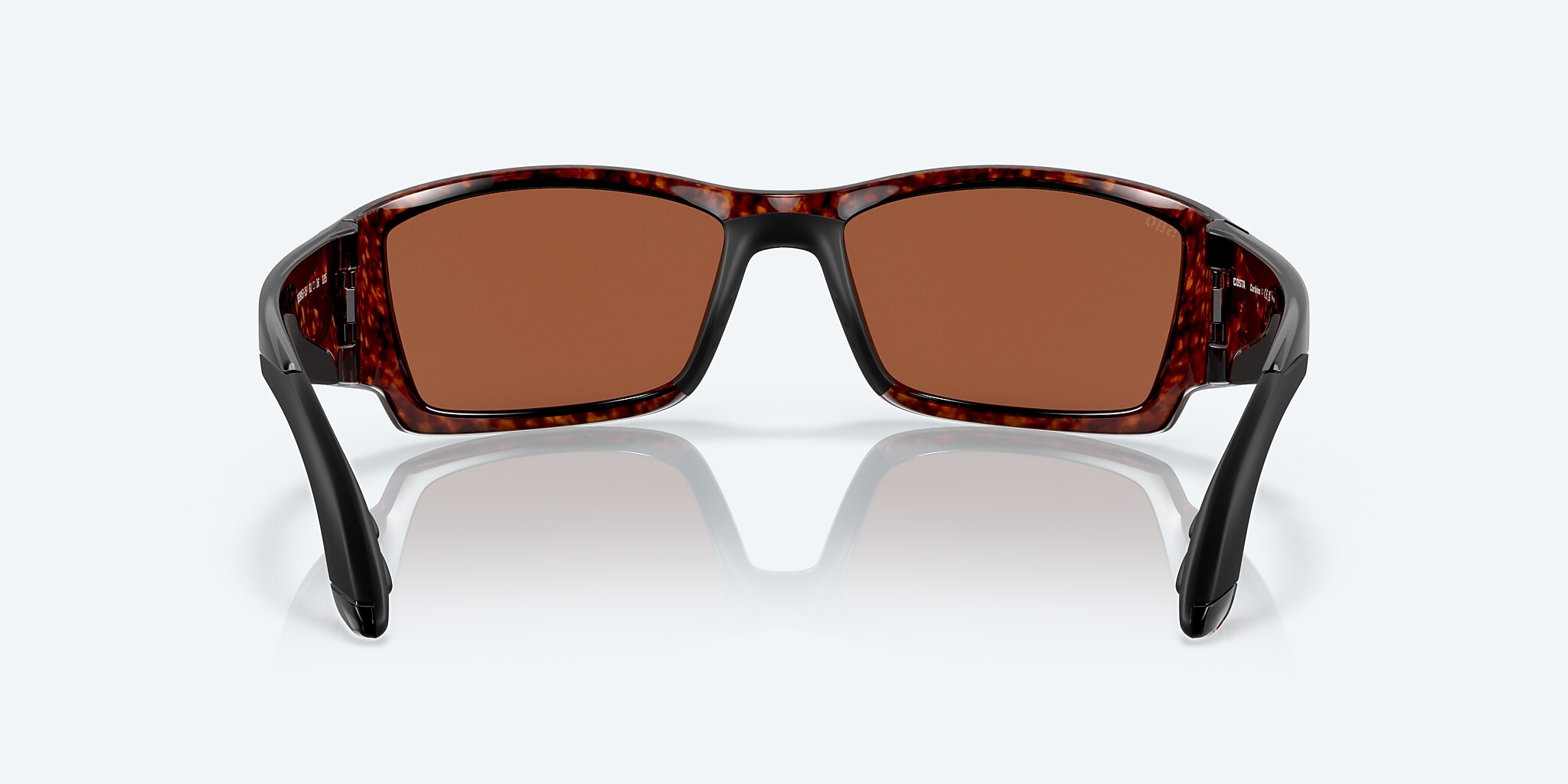Sunglasses Costa Corbina L (61-18) with Green Mirror lens and Tortoise frame Image 4 of 7