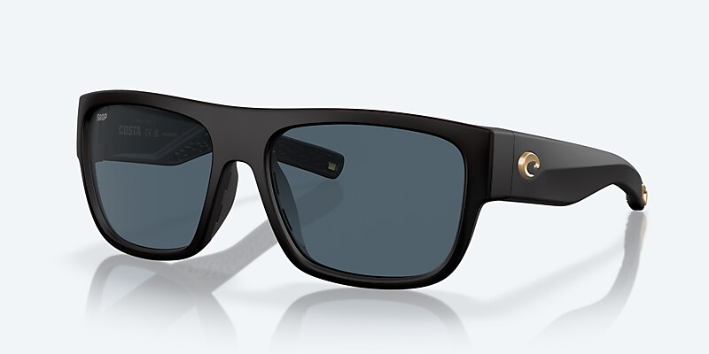 Sunglasses Costa Sampan XL (58-17) with Gray lens and Matte Black Ultra frame Image 1 of 7