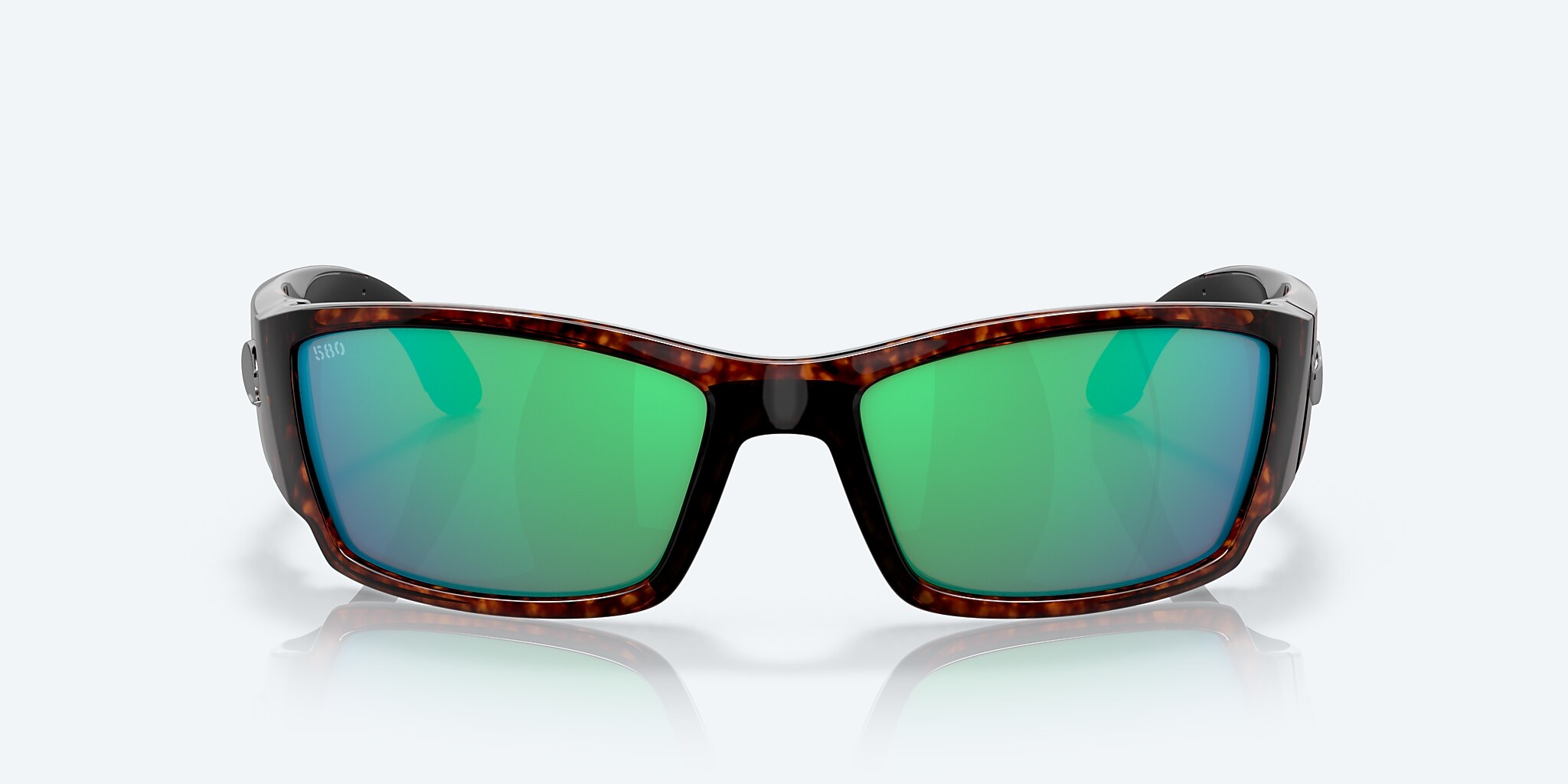 Sunglasses Costa Corbina L (61-18) with Green Mirror lens and Tortoise frame Image 2 of 7