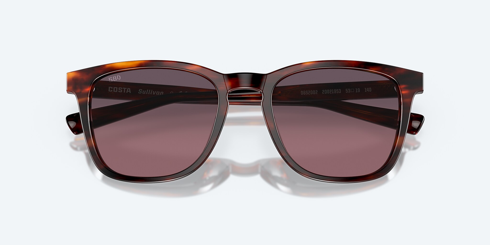 Sunglasses Costa Sullivan M (53-19) with Rose Gradient lens and Matte Tortoise frame Image 5 of 8