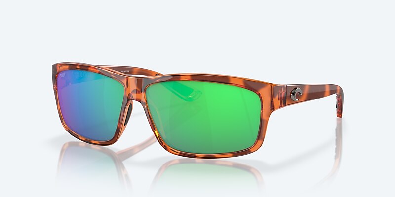 Sunglasses Costa Cut L (60-10) with Green Mirror lens and Honey Tortoise frame Image 1 of 7