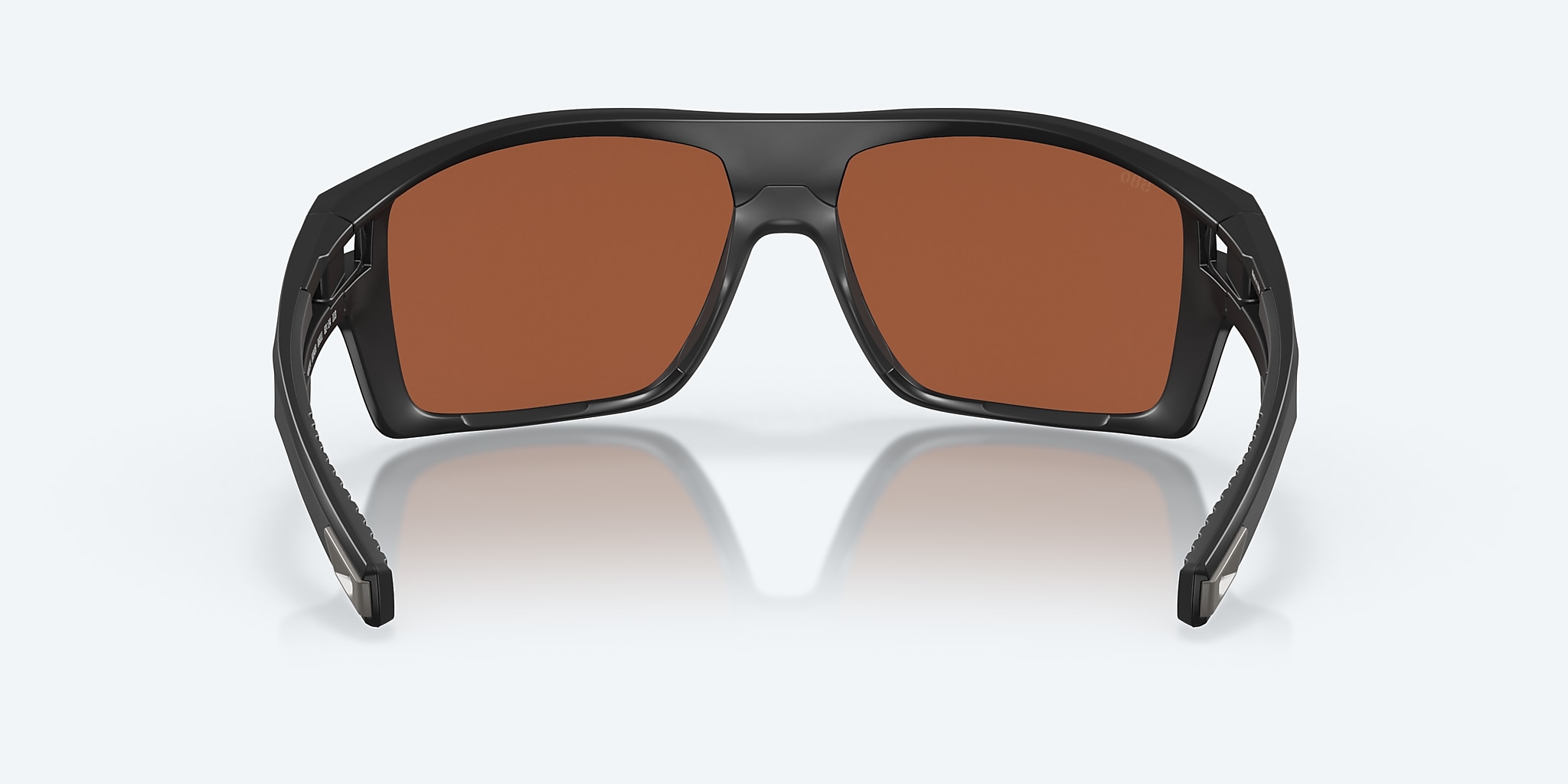 Lunettes de soleil Costa Diego XL (62-14) avec Effet miroir Vert verre et Noir mat monture Image 4 de 7