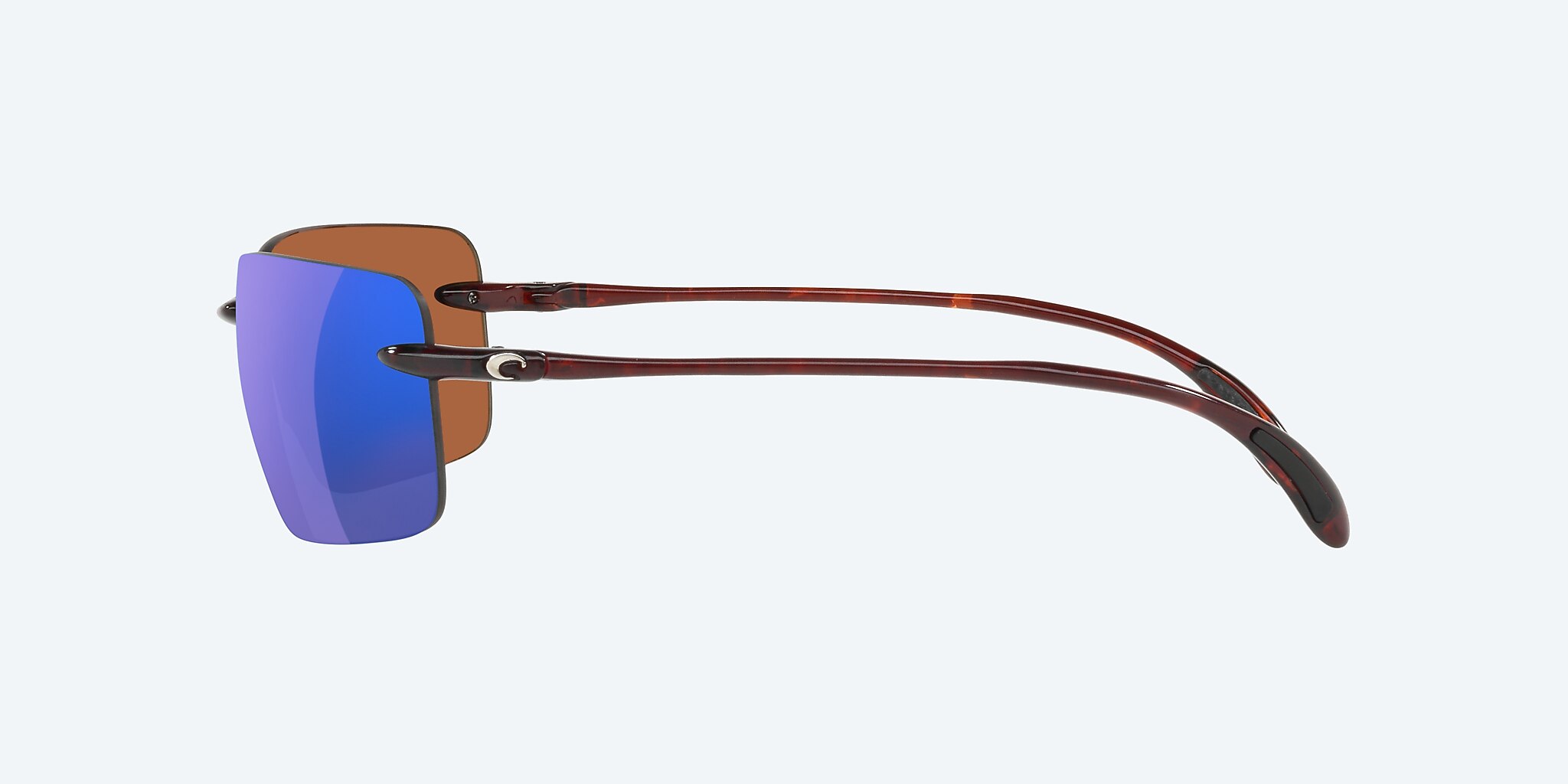 Sunglasses Costa Gulf Shore M (66-15) with Green Mirror lens and Tortoise frame Image 3 of 4