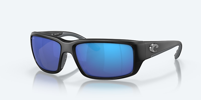 Sunglasses Costa Fantail M (59-14) with Blue Mirror lens and Matte Black frame Image 1 of 7