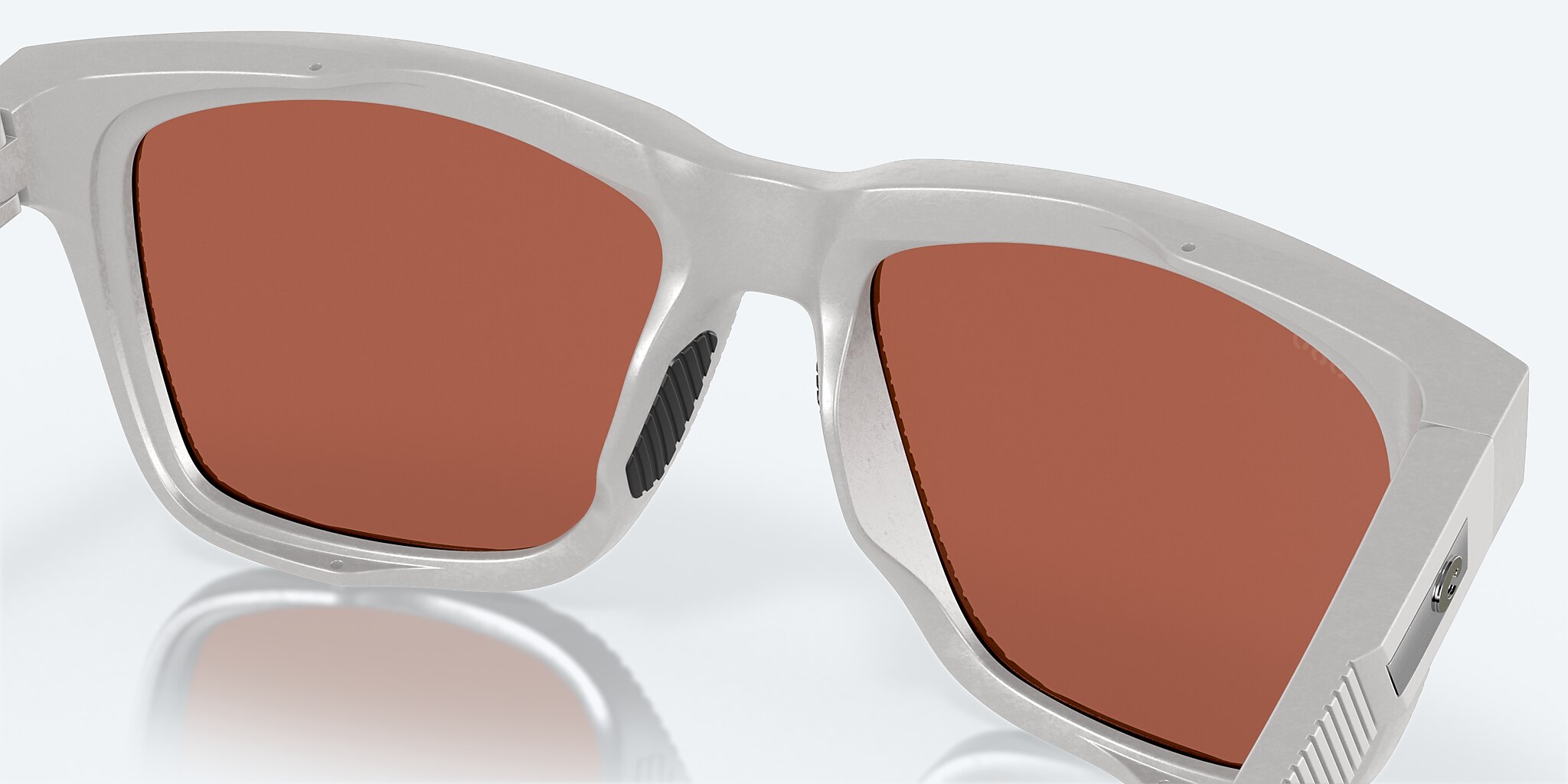 Sunglasses Costa Pescador L (55-17) with Green Mirror lens and Light Gray frame Image 7 of 7