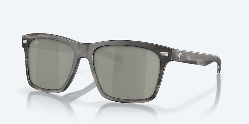 Sunglasses Costa Aransas L (58-16) with Gray Silver Mirror lens and Matte Storm Gray frame Image 1 of 7