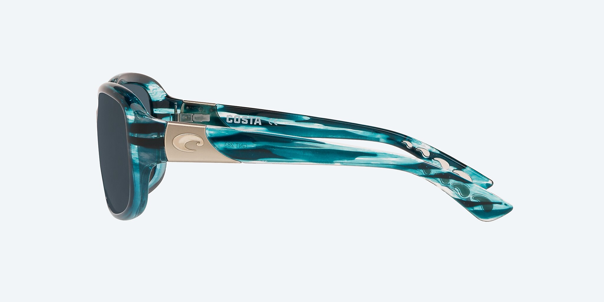 Sunglasses Costa Gannet M (58-17) with Gray lens and Shiny Marine frame Image 3 of 4
