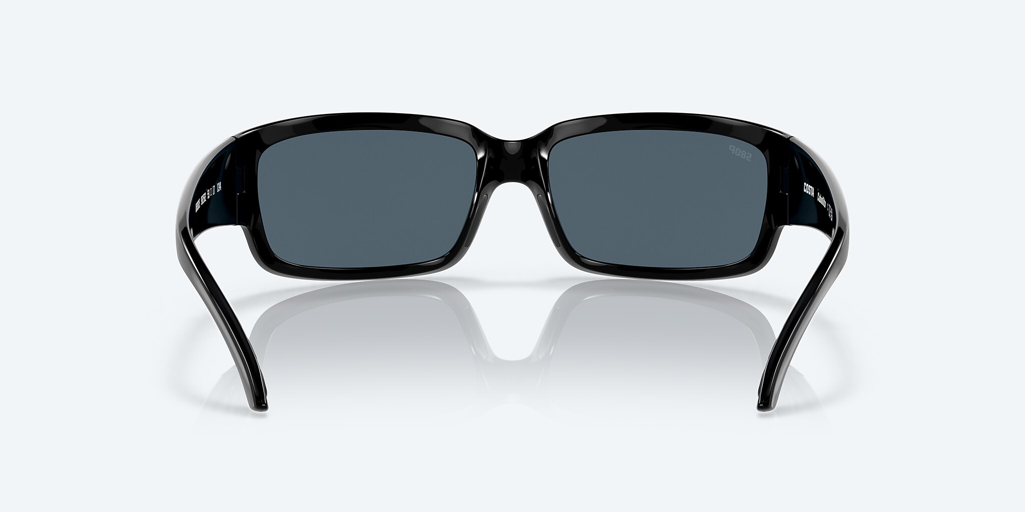 Sunglasses Costa Caballito M (59-15) with Gray lens and Shiny Black frame Image 4 of 7