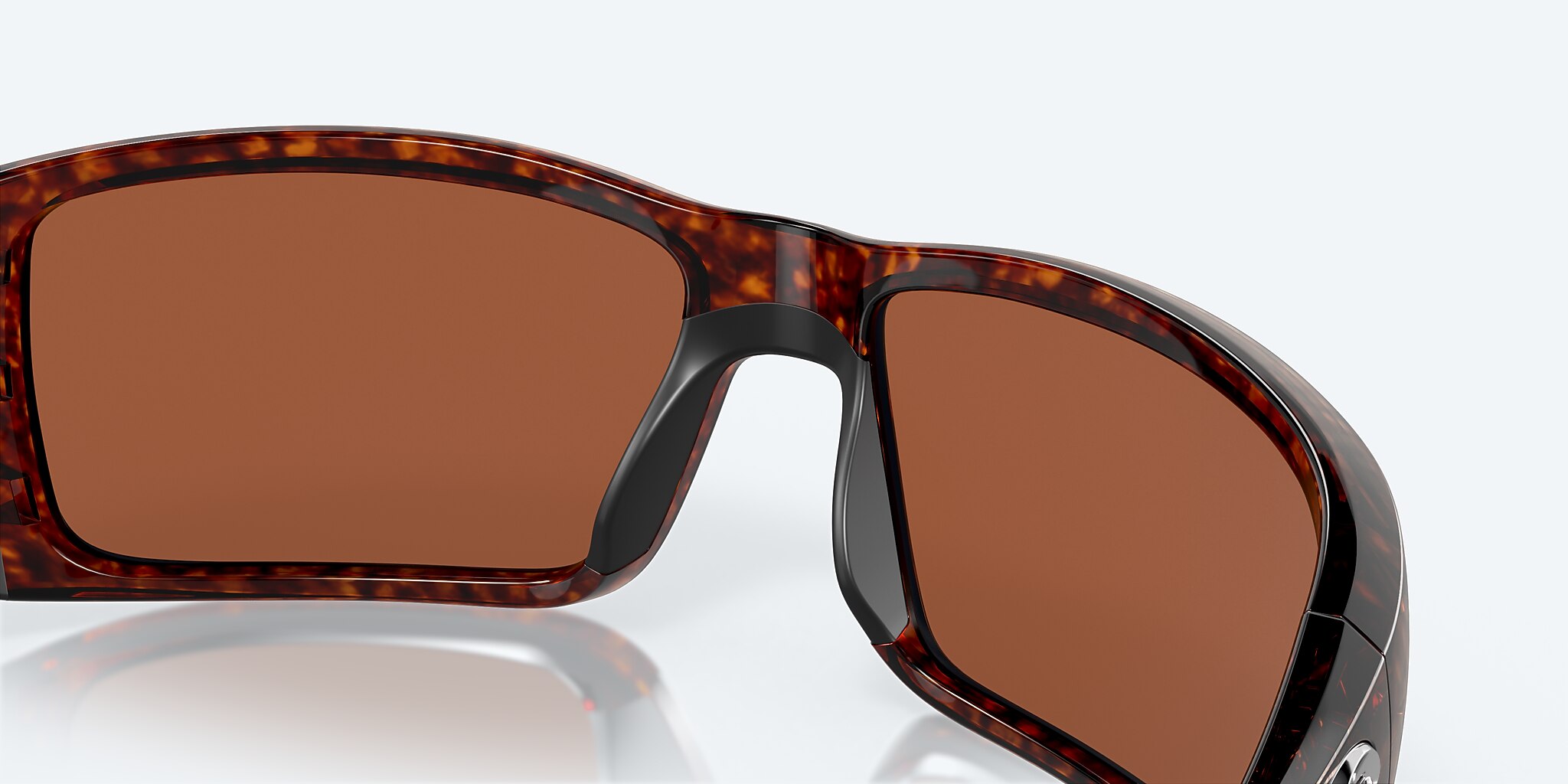 Gafas de sol Costa Permit XL (63-16) con Verde Espejado lente y Carey montura Imagen 7 de 7