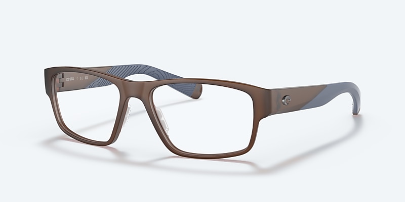 Lunettes de vue Costa Ocean Ridge 301 XL (57-16) avec Verres de Démonstration verre et Brun profond translucide monture Image 1 de 5