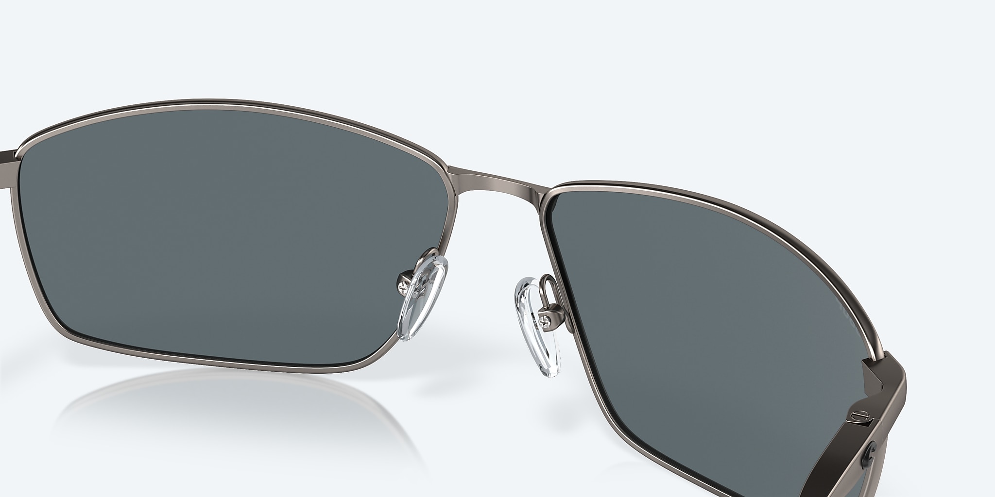 Lunettes de soleil Costa Turret L (63-15) avec Effet miroir Bleu verre et Bronze nickelé profond mat monture Image 7 de 7